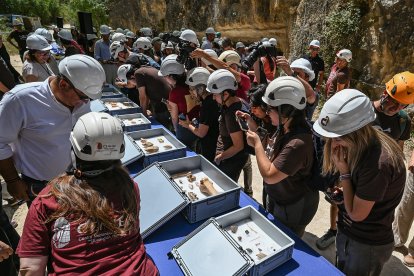 Balance de la campaña de excavaciones Atapuerca 2026 con la participación del consejero de Cultura, Alberto Díaz Pico.