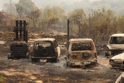 Incendio en la provincia de Ávila