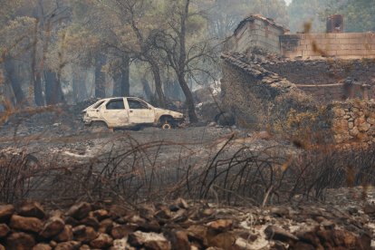 Incendio en la provincia de Ávila
