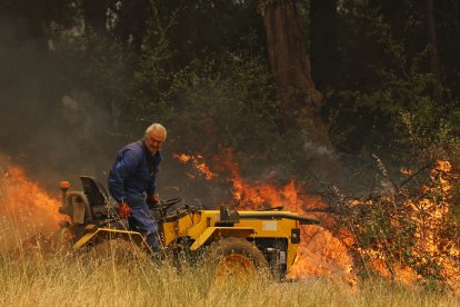 Incendio en la provincia de Ávila