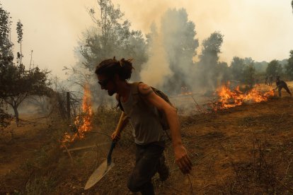 Incendio en la provincia de Ávila