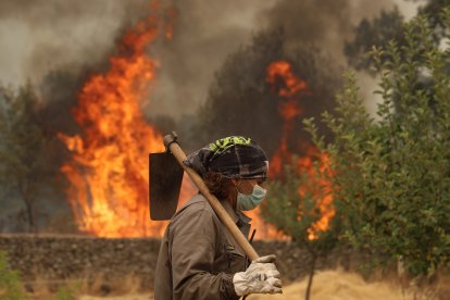 Incendio en la provincia de Ávila