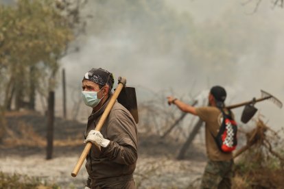 Incendio en la provincia de Ávila