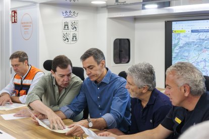Mañueco, Sánchez, Marlaska y Sen