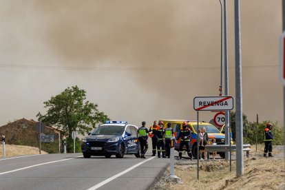 Incendio en Revenga.