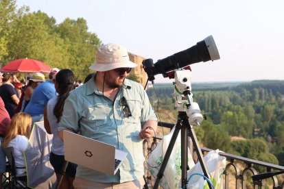 Eclipse solar en Benavente, Zamora