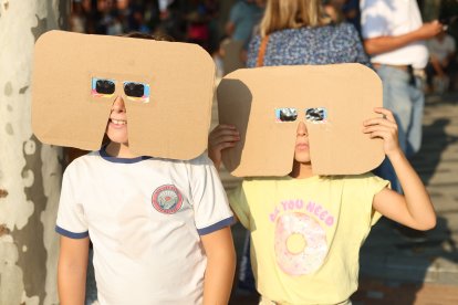 Eclipse solar en Benavente, Zamora