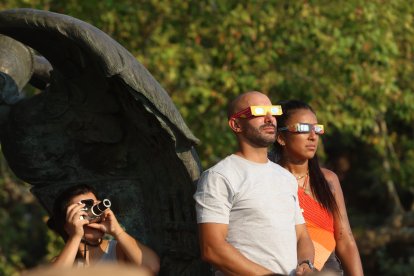 Eclipse solar en Benavente, Zamora