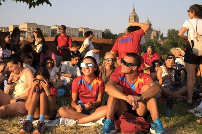 Eclipse desde Salamanca