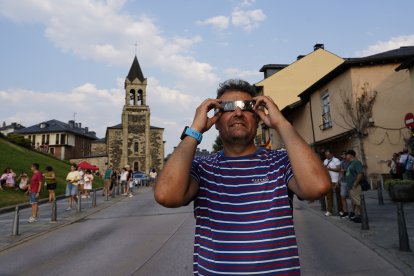 Eclipse total de sol visto desde Ponferrada