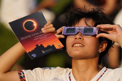 Eclipse total de sol visto desde Ponferrada