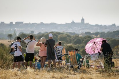 Eclipse solar en Ciudad Rodrigo (Salamanca)
