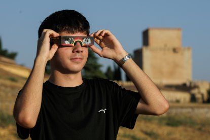 Eclipse solar en Ciudad Rodrigo (Salamanca)