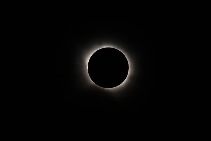 Eclipse total de sol visto desde Burgos