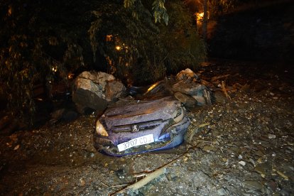Riada en el pueblo de Manzanedo de Valdueza (León).