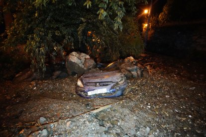 Riada en el pueblo de Manzanedo de Valdueza (León).