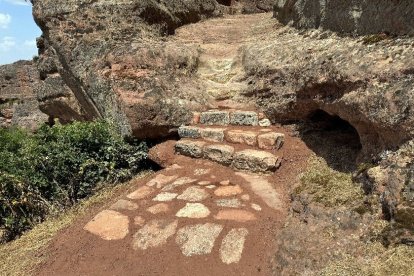 Mejoras de accesibilidad en el recorrido del yacimiento arqueológico de Tiermes (Soria).