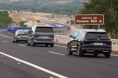 Inauguración de dos nuevos tramos de la Autovía del Duero.