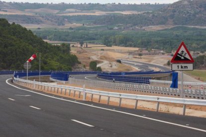Inauguración de dos nuevos tramos de la Autovía del Duero.