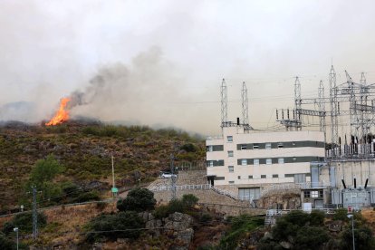 Incendio en Villalcampo (Zamora).