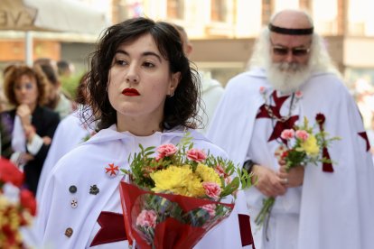 Imágenes del acto institucional por la fiesta de la Virgen de la Encina en Ponferrada  con la participación de autoridades políticas de la provincia y la comunidad.