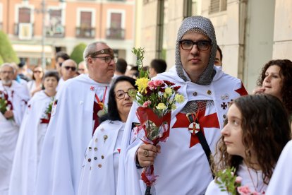 Imágenes del acto institucional por la fiesta de la Virgen de la Encina en Ponferrada  con la participación de autoridades políticas de la provincia y la comunidad.