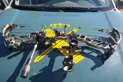 Elementos incautados por los agentes de la Guardia Civil
