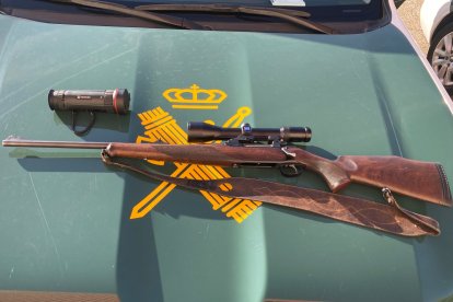 Elementos incautados por los agentes de la Guardia Civil