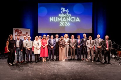 Un momento de Gala de los Premios Numancia 2026.