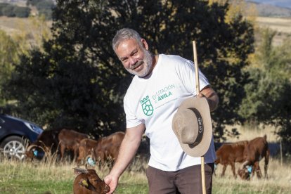 Un momento del recorrido entre las localidades abulenses de Solosancho y El Fresno.