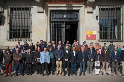 La Subdelegación del Gobierno en León convoca un minuto de silencio.