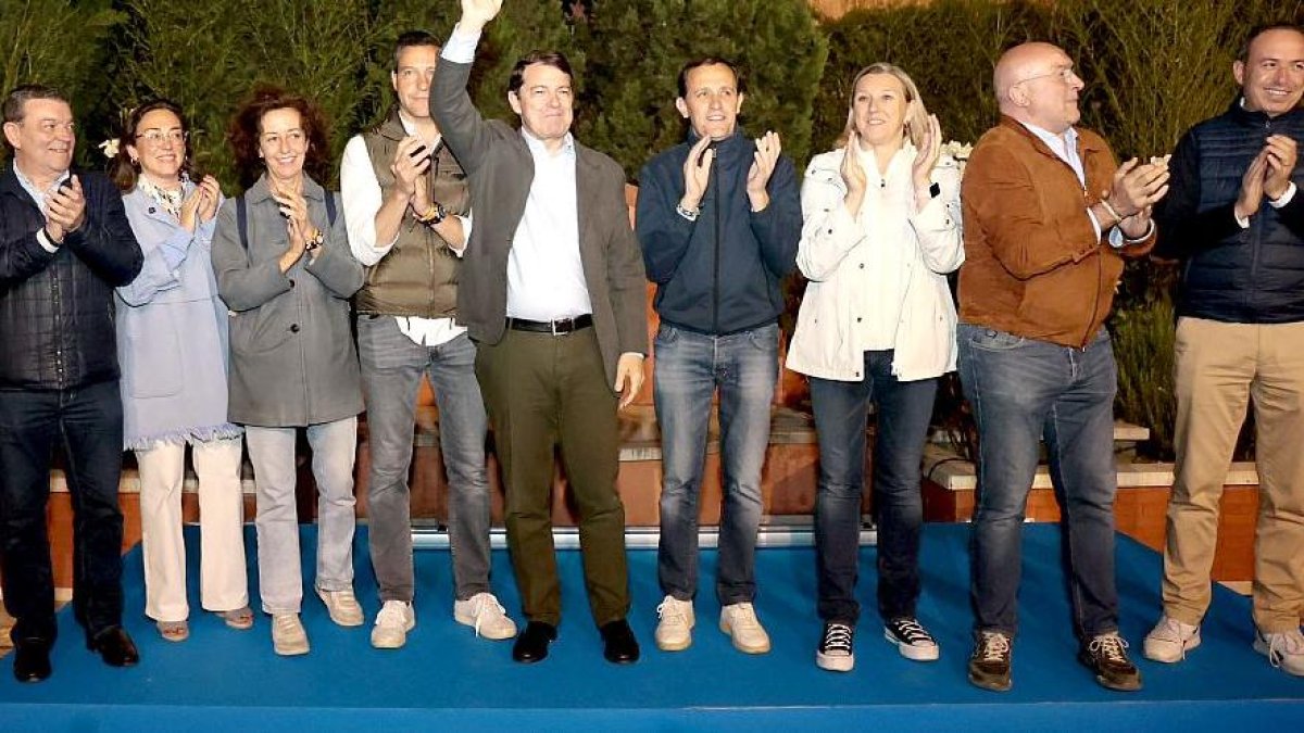 El Partido Popular de Castilla y León celebra el resultado de las Elecciones Europeas. E. M.