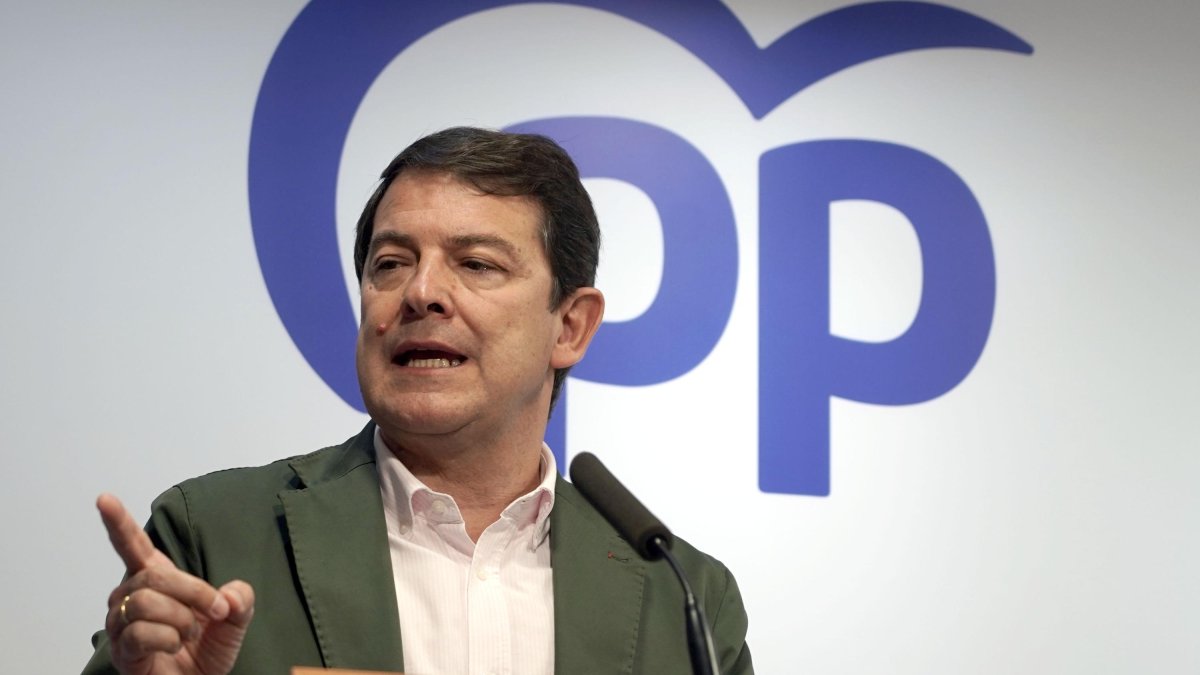 El presidente del PP de Castilla y León, Alfonso Fernández Mañueco