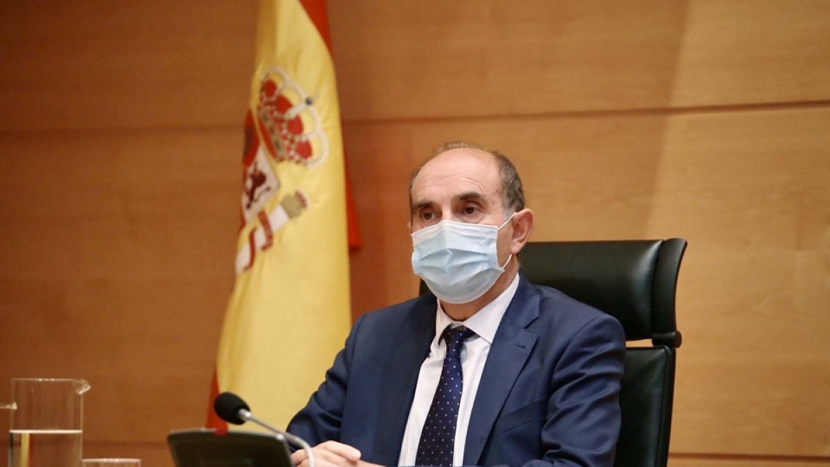 Tomás Quintana, en un momento de su comparecencia como Comisionado de la Transparencia en las Cortes. ICAL