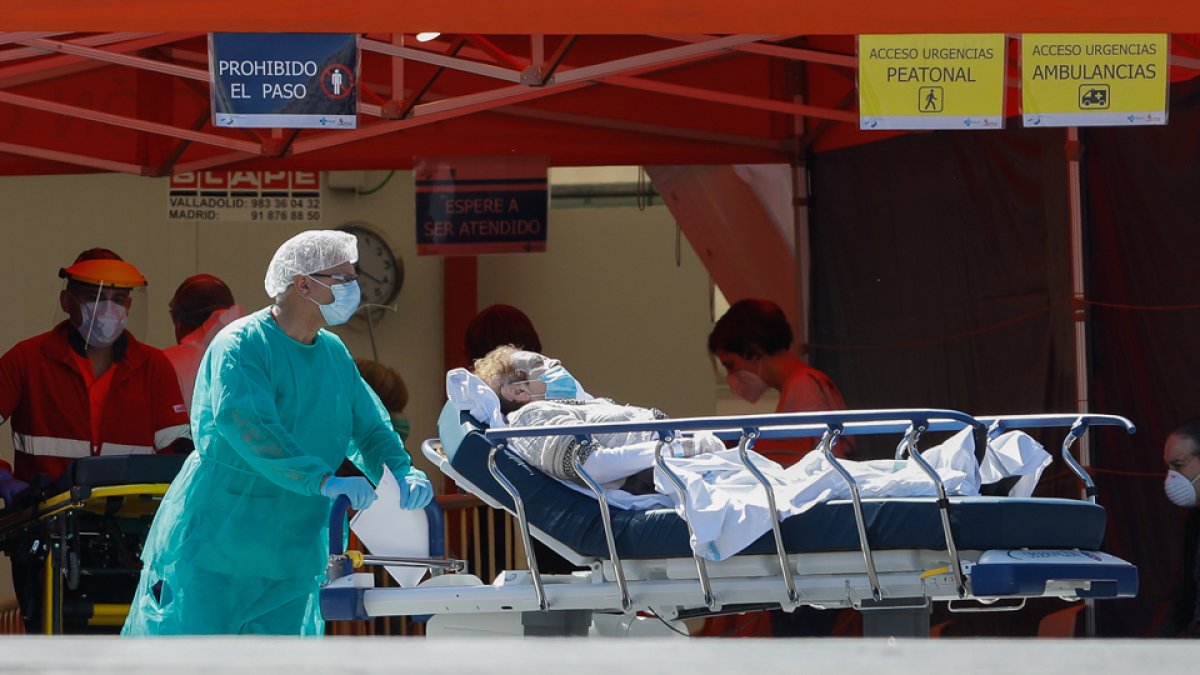 Hospital Clínico de Valladolid durante el estado de alarma. - JUAN MIGUEL LOSTAU