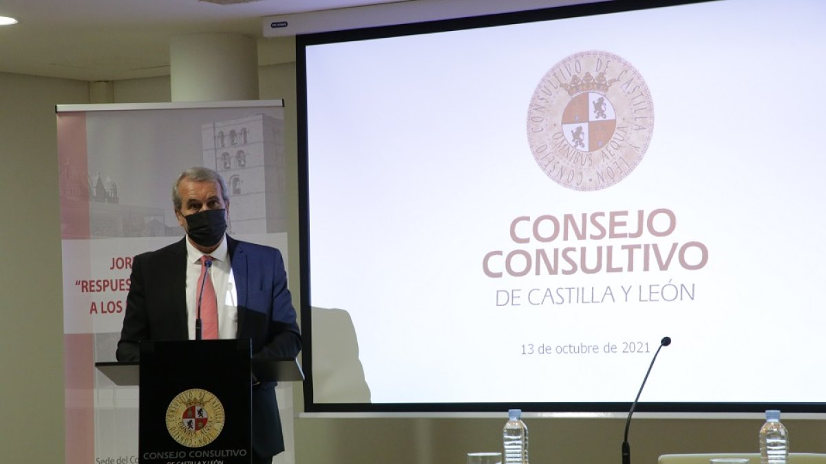 El presidente del Consejo Consultivo de Castilla y León, Agustín Sánchez. - ICAL