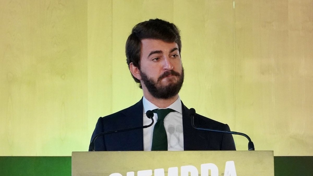 El candidato de Vox a la presidencia de la Junta, Juan García Gallardo.- ICAL