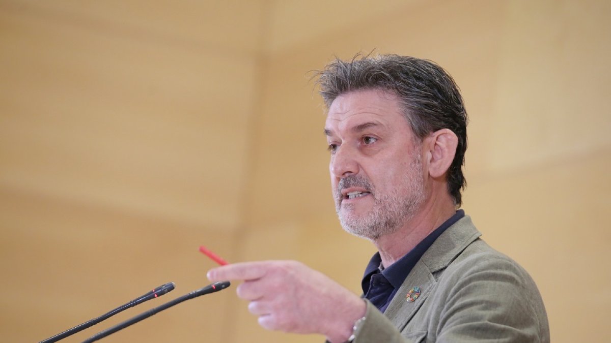 El coordinador del área de Medio Ambiente del Grupo Socialista en las Cortes de Castilla y León, José Luis Vázquez. - ICAL