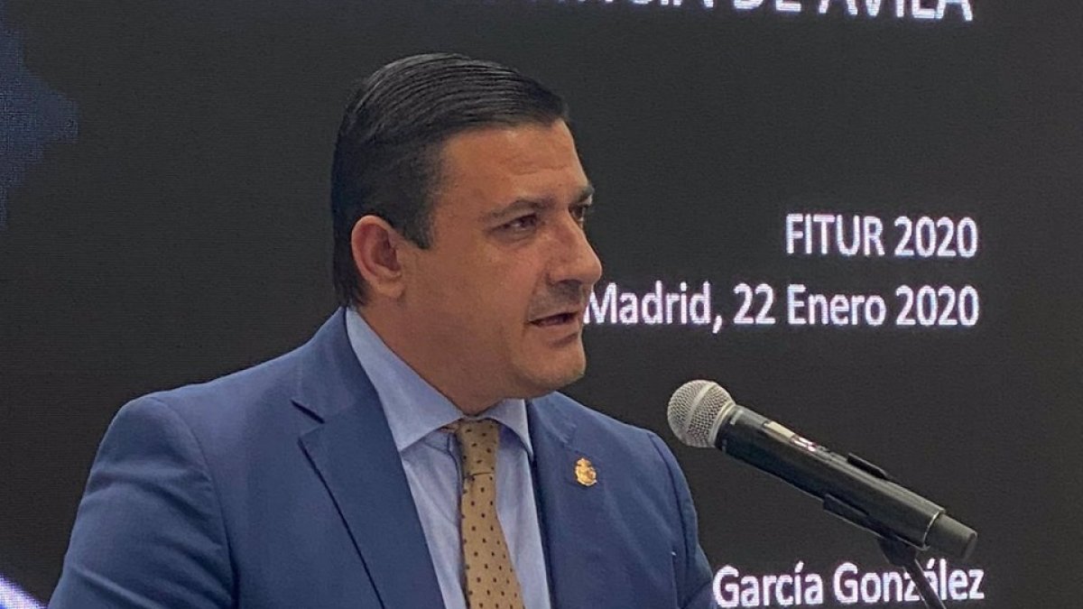 El presidente de la Diputación de Ávila, Carlos García. - EP