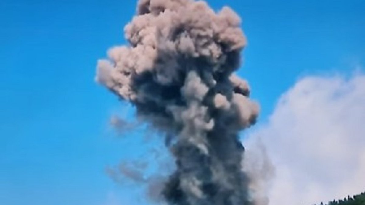 Erupción volcánica de La Palma. - EUROPA PRESS