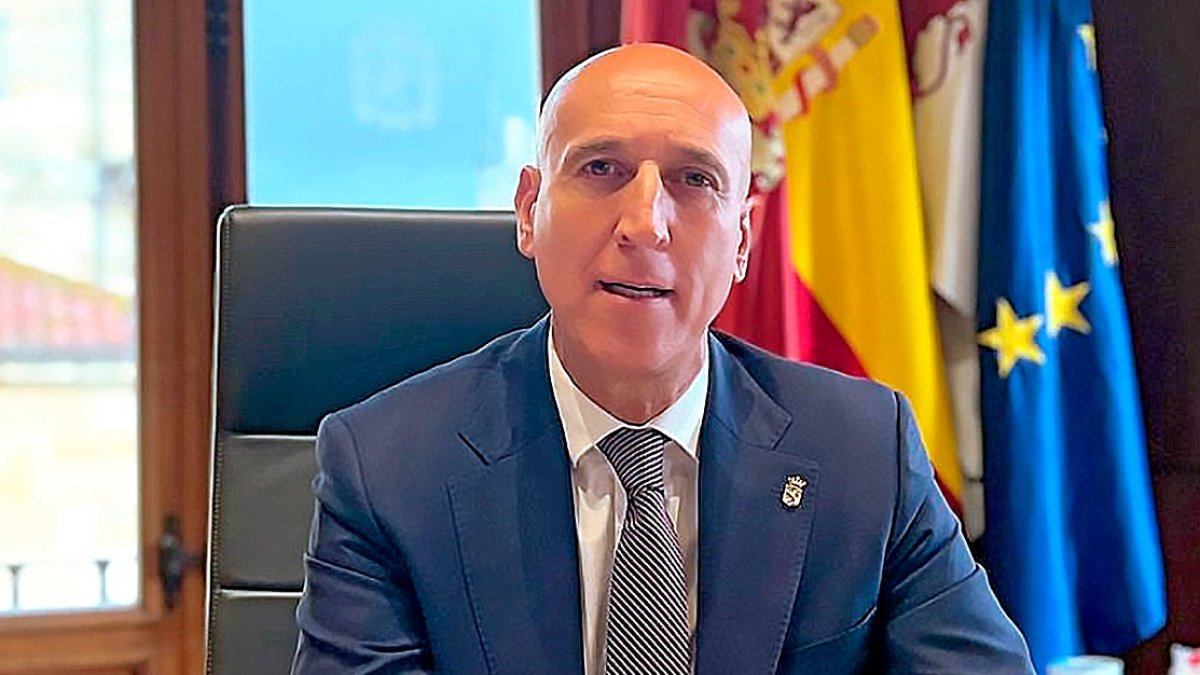 José Antonio Diez, alcalde de León. -E.M.