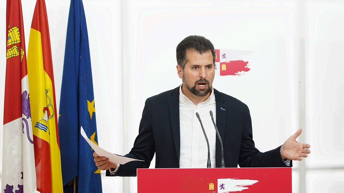 El secretario general del Partido Socialista de Castilla y León, Luis Tudanca.- ICAL