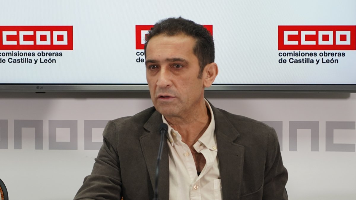El secretario general de CCOO en Castilla y León, Vicente Andrés, en una imagen de archivo. ICAL