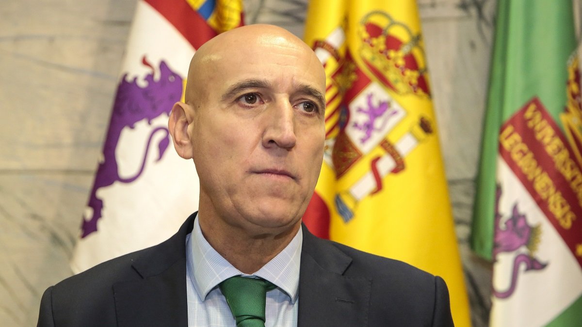 El alcalde de León, José Antonio Diez.- ICAL