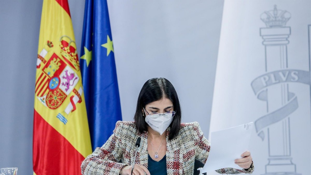 La ministra de Sanidad, Carolina Darias.- EP