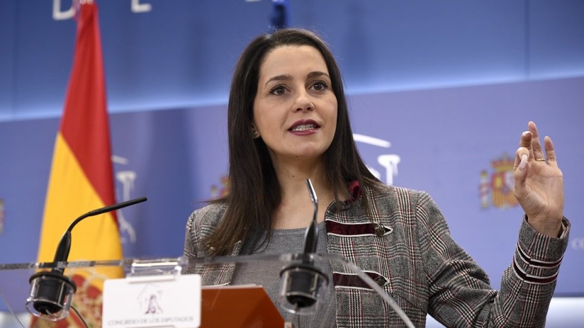 Inés Arrimadas, presidenta de Ciudadanos, afirma liderar un partido que no usa a los ciudadanos. -E.M