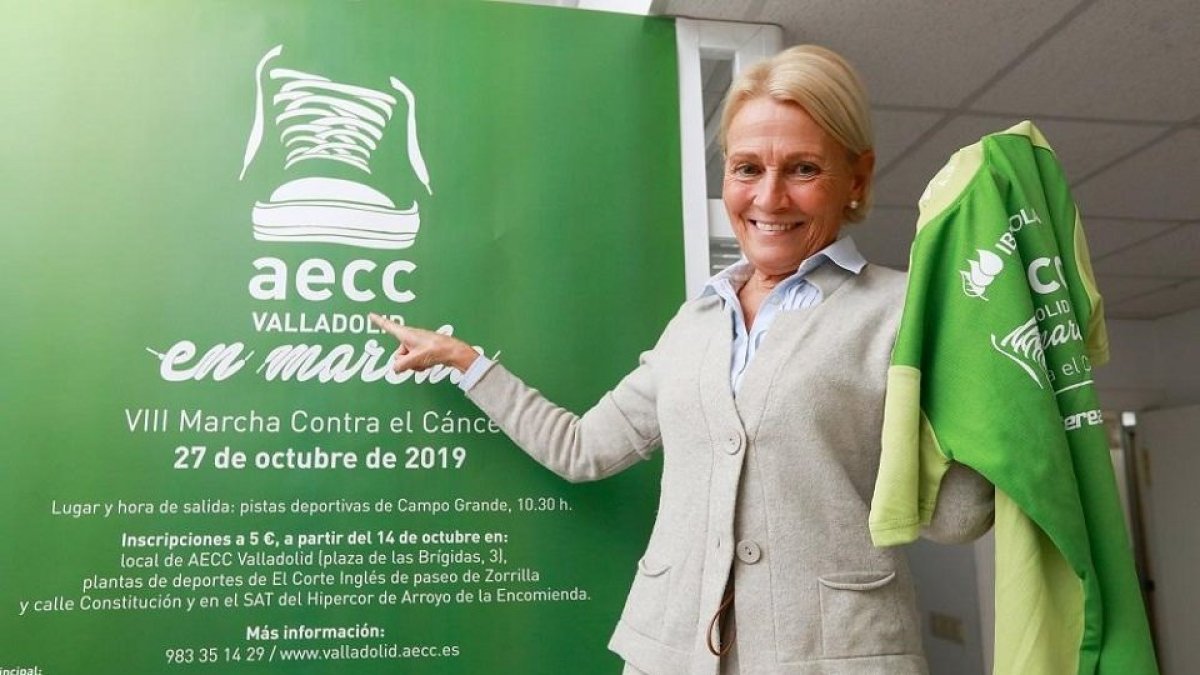 Pilar Fernández Valderrama, vicepresidenta de la AECC Valladolid - E.M