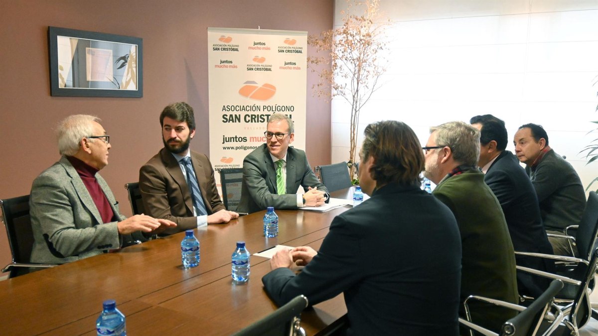 García-Gallardo promete mejorar la situación de los polígonos industriales y facilitar la llegada de nuevas empresas. - JUNTA DE CYL.