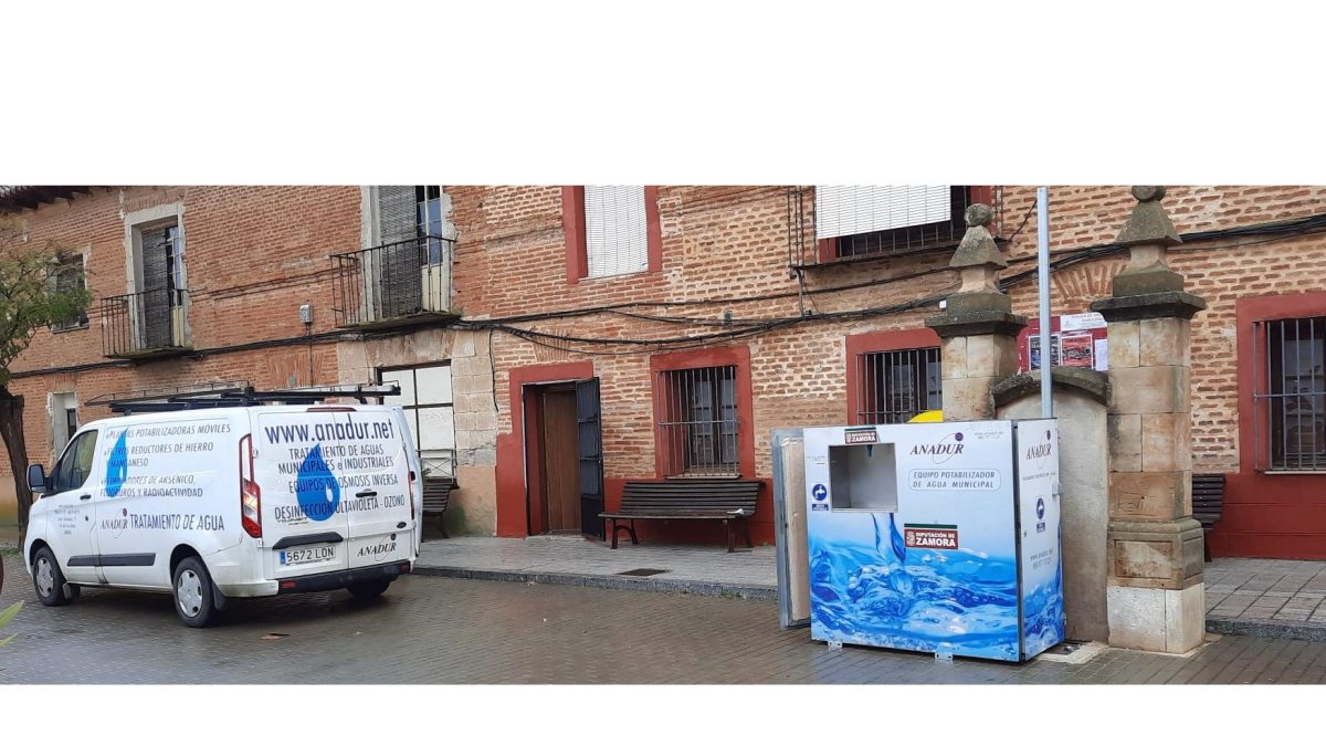 La Diputación de Zamora instala una planta potabilizadora portátil. ICAL