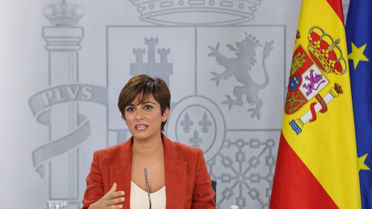 La ministra de Política Territorial y portavoz del Gobierno, Isabel Rodríguez. E.P.